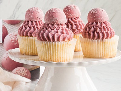 Share the Love with a Ruby Cacao Cupcake